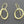 Load image into Gallery viewer, circle earring - gold plated - Makers &amp; Providers
