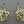 Load image into Gallery viewer, 2 x double pyramid earring - gold plated &amp; oxidized - Makers &amp; Providers
