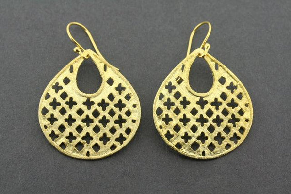 Royal earring - gold plated - Makers & Providers
