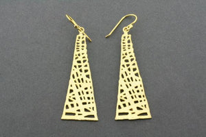 Pamela earring - gold plated - Makers & Providers
