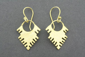 Cynthia earring - gold plated - Makers & Providers