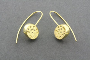Ophelia earring - gold plated - Makers & Providers