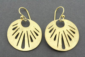 Christine earring - gold plated - Makers & Providers