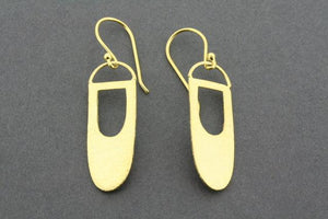Sarah earring - sterling silver & gold plated - Makers & Providers