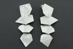 4 x shard earring - sterling silver - Makers & Providers