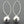 Load image into Gallery viewer, Hammered ball long drop earring - pure silver
