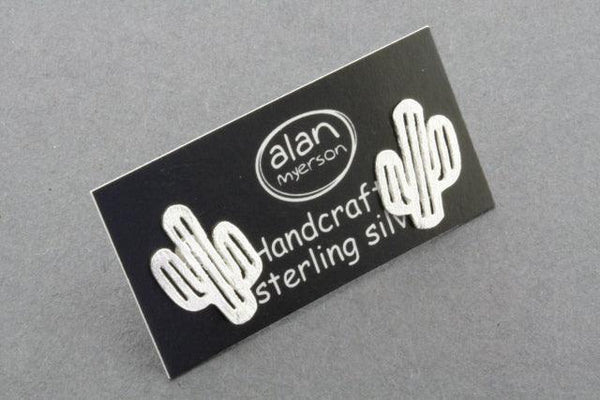 Huboki stud - sterling silver - Makers & Providers