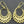 Load image into Gallery viewer, Warratah drop earring - gold plated - Makers &amp; Providers
