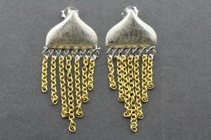 Beja earring - gold plated - Makers & Providers