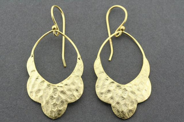 Desert Belle earring - gold plated - Makers & Providers