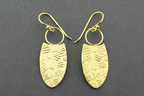 Haratine earring - gold plated - Makers & Providers