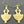 Load image into Gallery viewer, Mali earring - gold plated - Makers &amp; Providers

