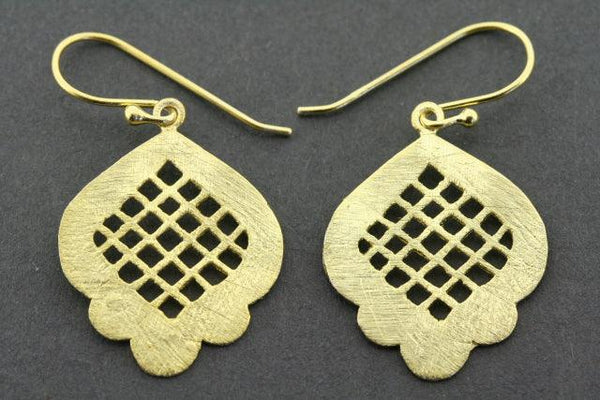 Eritrea earring - gold plated - Makers & Providers