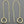 Load image into Gallery viewer, sahara hoop and chain earring - gold plated - Makers &amp; Providers
