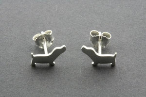 Beagle stud - sterling silver - Makers & Providers