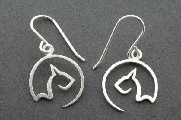 sphynx hoop earring