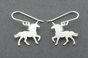 unicorn earring - sterling silver - Makers & Providers