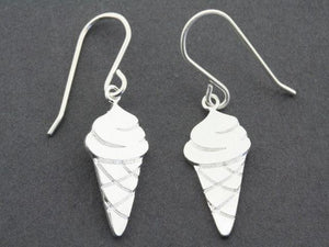 Mr whippy ice cream cone hook earring - Makers & Providers