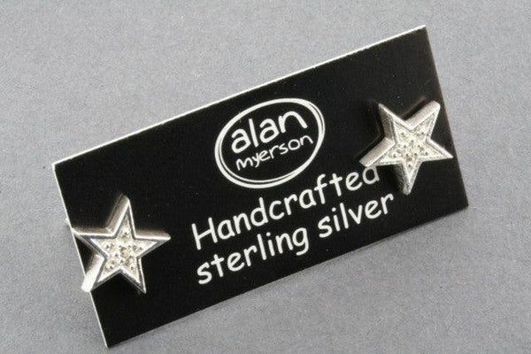 cubic zirc starry stud