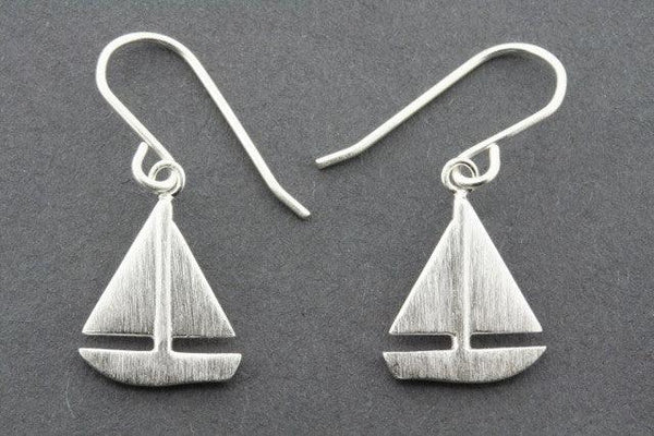 sailboat earring - sterling silver - Makers & Providers