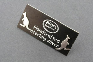 kangaroo stud - sterling silver - Makers & Providers
