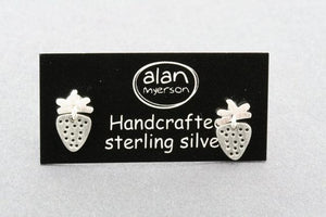 small 2 piece stud - strawberry - Makers & Providers