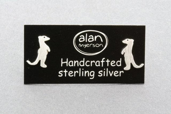 meerkat stud - sterling silver - Makers & Providers