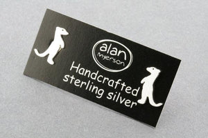 meerkat stud - sterling silver - Makers & Providers