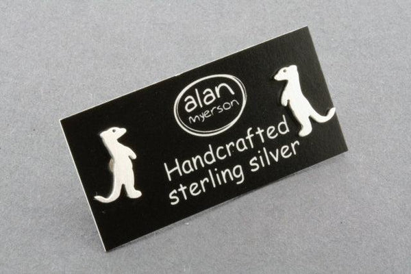 meerkat stud - sterling silver - Makers & Providers