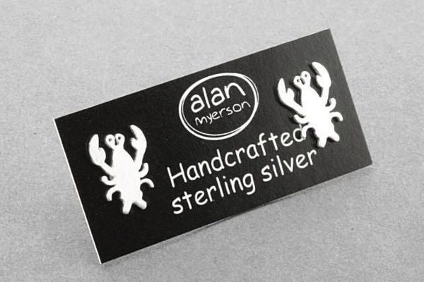 lobster stud - sterling silver - Makers & Providers