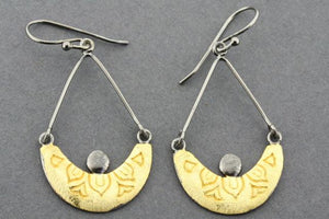 Julilla earring - gold plated - Makers & Providers