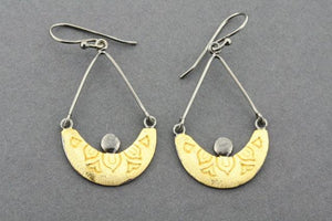 Julilla earring - gold plated - Makers & Providers
