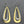 Load image into Gallery viewer, interlinked teardrop earring - gold plated &amp; oxidized - Makers &amp; Providers
