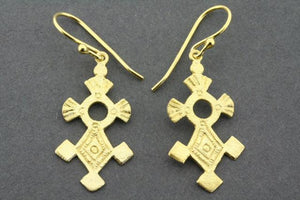 agadez earring - gold plated - Makers & Providers