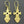 Load image into Gallery viewer, agadez 2 earring - gold plated
