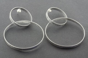 large interlinked hoop earring - Makers & Providers