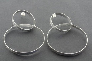 large interlinked hoop earring - Makers & Providers