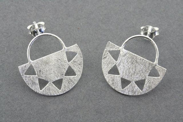 Tulum earring - sterling silver - Makers & Providers