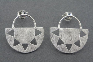 Tulum earring - sterling silver - Makers & Providers