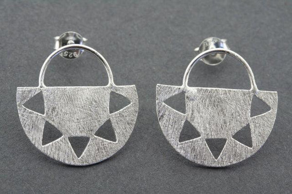 Tulum earring - sterling silver - Makers & Providers
