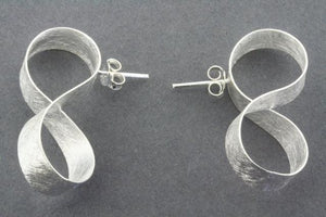 infinity ribbon stud - Makers & Providers