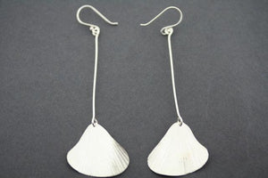 gingko long drop earring - Makers & Providers