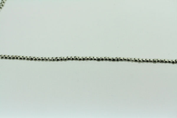 round silver bead chain - 75cm - Makers & Providers