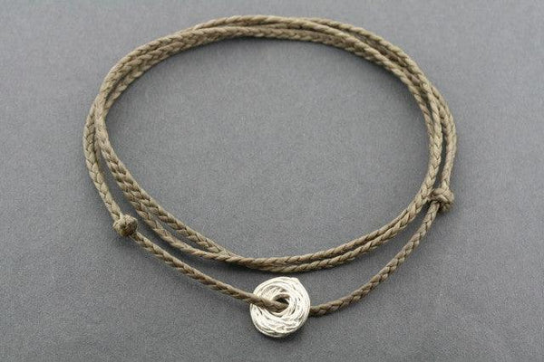 slip knot necklace - nest - sand - Makers & Providers