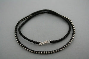 multi small bead necklace - black - Makers & Providers
