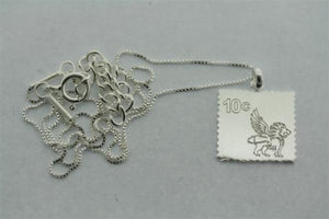 postage stamp necklace - Makers & Providers