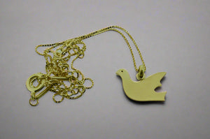 little dove necklace - gold plated - Makers & Providers