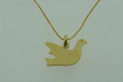 little dove necklace - gold plated - Makers & Providers