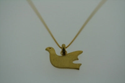 little dove necklace - gold plated
