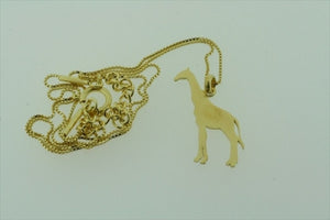little giraffe necklace - gold plated - Makers & Providers